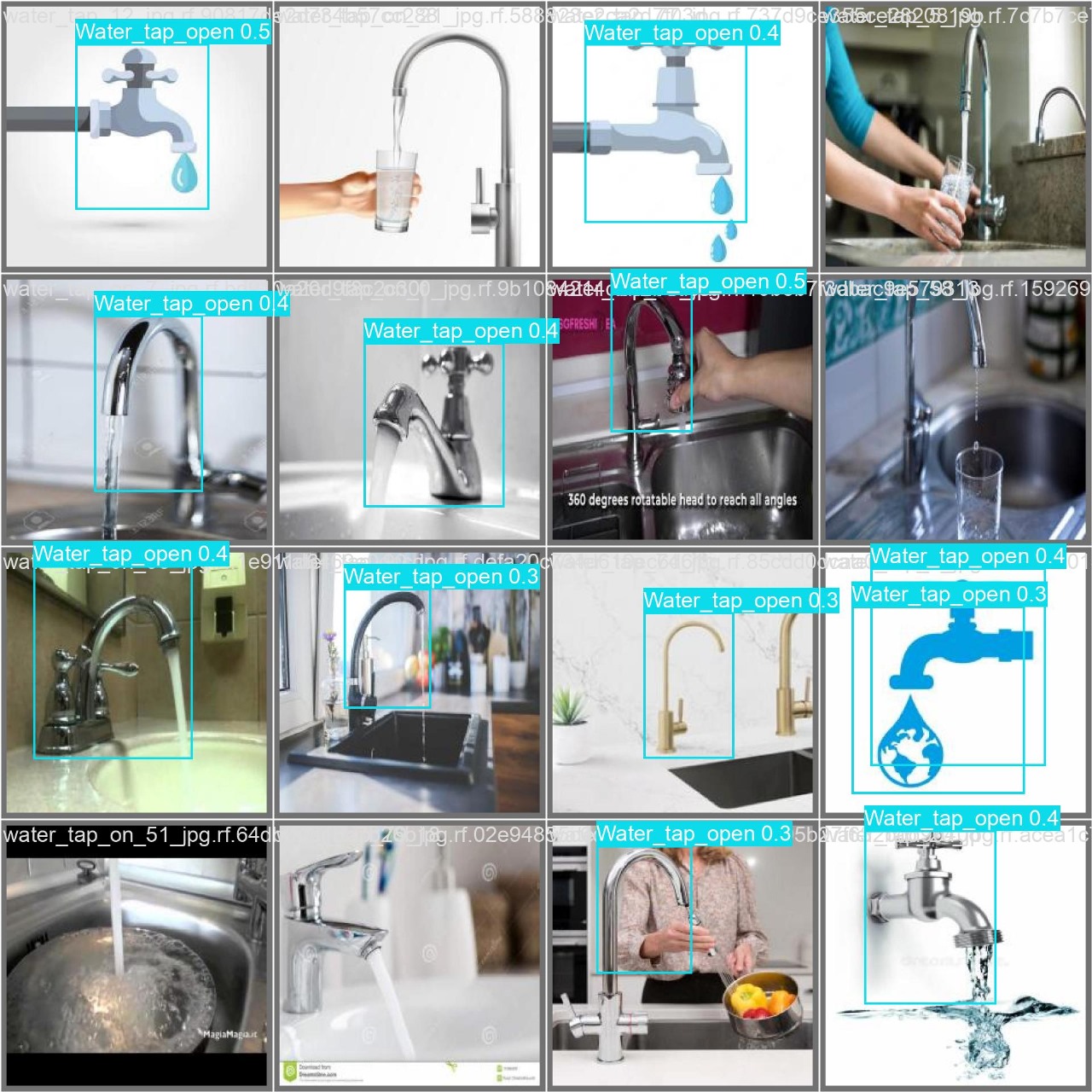 Water Tab Detection